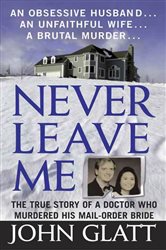 Book cover: Never Leave Me, by John Glatt (preview)