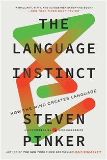 Book cover: The Language Instinct, by Steven Pinker (preview)