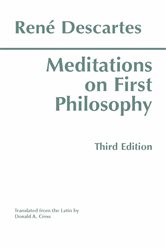 Book cover: Meditations on First Philosophy, by René Descartes (preview)
