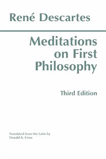Book cover: Meditations on First Philosophy, by René Descartes (preview)