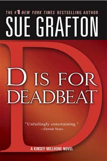 Book cover: "D" is for Deadbeat (Book 4 of Kinsey Millhone Alphabet Mysteries) by Sue Grafton (preview)