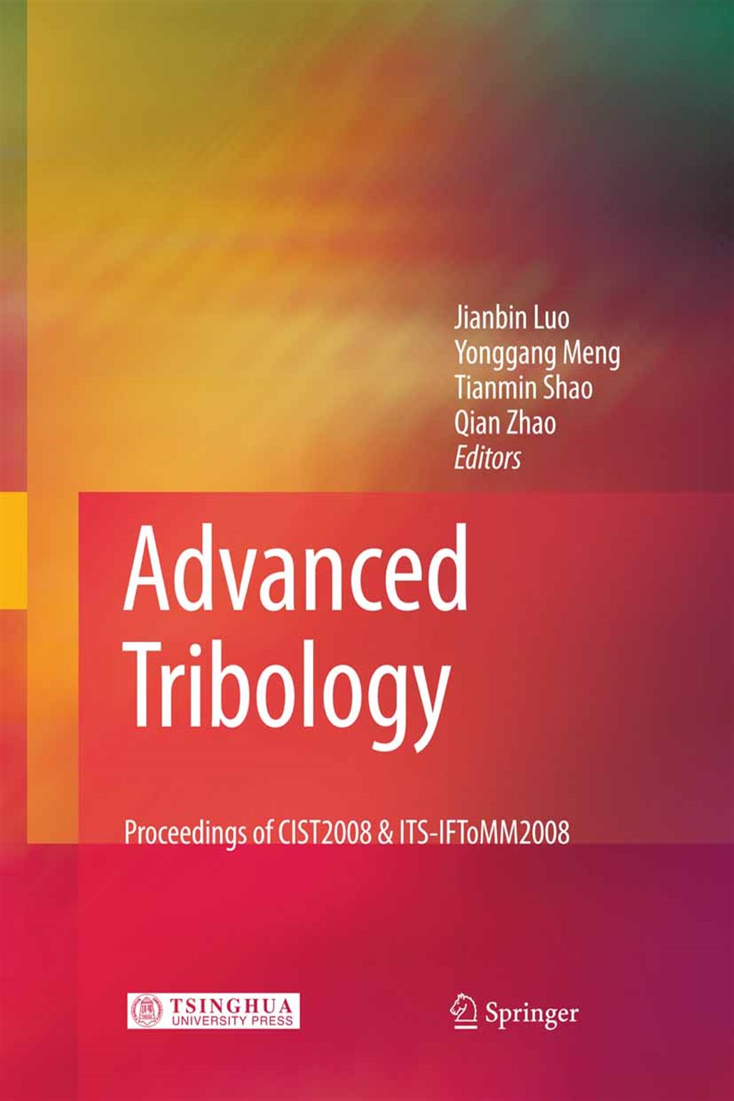 Advanced Tribology by Jianbin Luo (ebook)