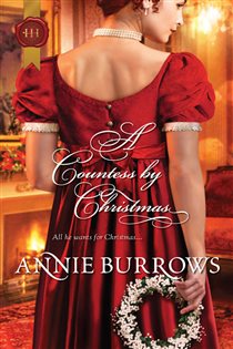Book cover: A Countess by Christmas, by Annie Burrows (preview)