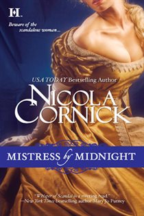 Book cover: Mistress by Midnight (Book 3 of Scandalous Women of the Ton) by Nicola Cornick (preview)