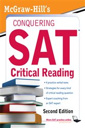 Book cover: McGraw-Hill's Conquering SAT Critical Reading, by Nicholas Falletta (preview)