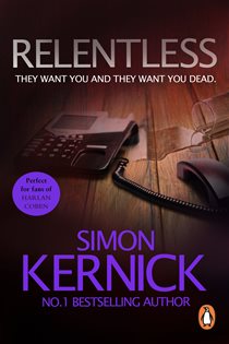 Book cover: Relentless (Book 2 of Tina Boyd) by Simon Kernick (preview)