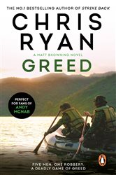 Book cover: Greed, by Chris Ryan (preview)
