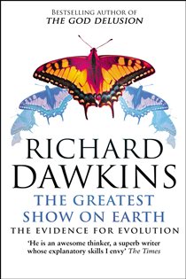 Book cover: The Greatest Show on Earth, by Richard Dawkins (preview)