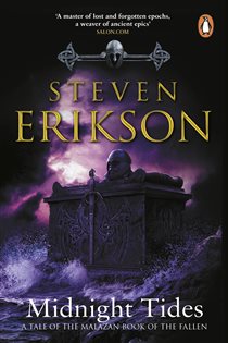 Book cover: Midnight Tides (Book 5 of The Malazan Book Of The Fallen) by Steven Erikson (preview)