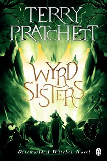 Book cover: Wyrd Sisters, by Terry Pratchett (preview)