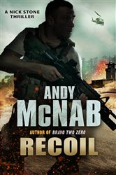 Book cover: Recoil (Book 9 of Nick Stone) by Andy McNab (preview)