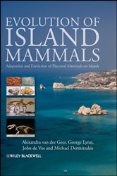 Book cover: Evolution of Island Mammals, by Alexandra van der Geer (preview)