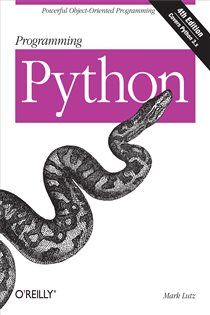 Book cover: Programming Python, by Mark Lutz (preview)