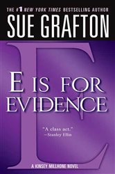 Book cover: "E" is for Evidence (Book 5 of Kinsey Millhone Alphabet Mysteries) by Sue Grafton (preview)