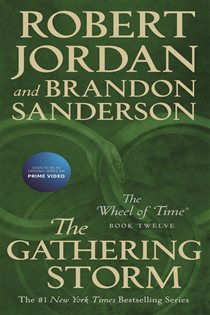 Book cover: The Gathering Storm (Book 12 of Wheel of Time) by Robert Jordan (preview)