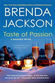 Book cover: Taste of Passion (Book 15 of Madaris Family Novels) by Brenda Jackson (preview)