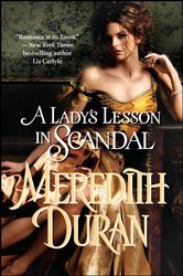 Book cover: A Lady's Lesson in Scandal, by Meredith Duran (preview)