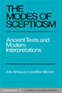 Book cover: The Modes of Scepticism, by Julia Annas (preview)