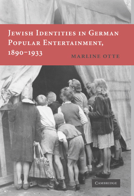 Jewish Identities in German Popular Entertainment, 1890â??1933 - 25-49.99