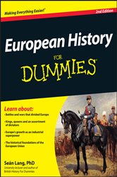 Book cover: European History For Dummies, by Seán Lang (preview)