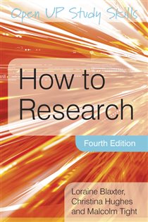 Book cover: How to Research, by Loraine Blaxter (preview)