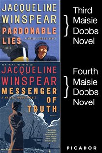 Book cover: Maisie Dobbs Bundle #1, Pardonable Lies and Messenger of Truth, by Jacqueline Winspear (preview)