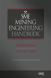 Book cover: SME Mining Engineering Handbook, Third Edition, edited by Peter Darling (preview)