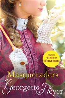 Book cover: Masqueraders, by Georgette Heyer (preview)