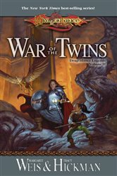 Book cover: War of the Twins (Book 2 of Legends) by Margaret Weis (preview)