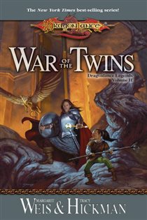 Book cover: War of the Twins (Book 2 of Legends) by Margaret Weis (preview)