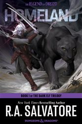Book cover: Homeland (Book 1 of The Legend of Drizzt) by R.A. Salvatore (preview)