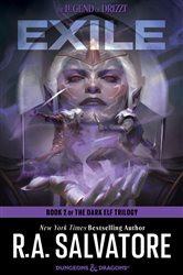 Book cover: Exile (Book 2 of The Legend of Drizzt) by R.A. Salvatore (preview)