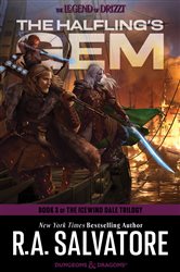 Book cover: The Halfling's Gem (Book 6 of The Legend of Drizzt) by R.A. Salvatore (preview)