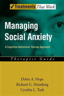 Book cover: Managing Social Anxiety, by Debra A. Hope (preview)