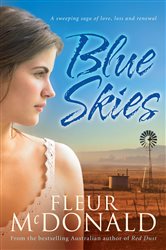 Book cover: Blue Skies, by Fleur McDonald (preview)