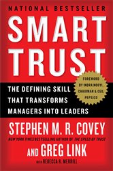 Book cover: Smart Trust, by Stephen M.R. Covey (preview)