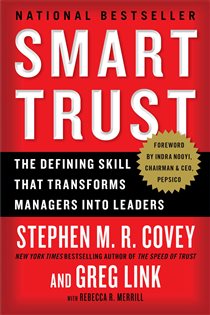Book cover: Smart Trust, by Stephen M.R. Covey (preview)