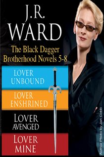 Book cover: J.R. Ward The Black Dagger Brotherhood Novels 5-8, by J.R. Ward (preview)
