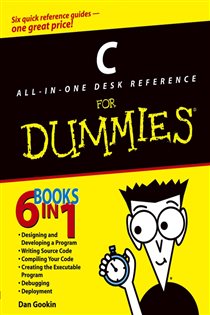 Book cover: C All-in-One Desk Reference For Dummies, by Dan Gookin (preview)