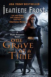 Book cover: One Grave at a Time (Book 6 of Night Huntress) by Jeaniene Frost (preview)
