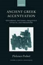 Book cover: Ancient Greek Accentuation, by Philomen Probert (preview)