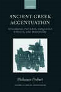 Book cover: Ancient Greek Accentuation, by Philomen Probert (preview)