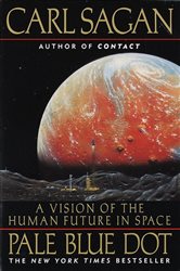 Book cover: Pale Blue Dot, by Carl Sagan (preview)
