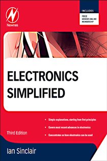 Book cover: Electronics Simplified, by Ian Sinclair (preview)