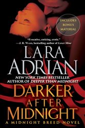 Book cover: Darker After Midnight (with bonus novella A Taste of Midnight) (Book 10 of Midnight Breed) by Lara Adrian (preview)