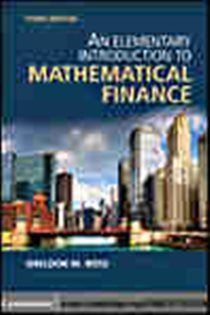 Book cover: An Elementary Introduction to Mathematical Finance, by Sheldon M. Ross (preview)