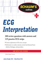 Book cover: Schaum's Outline of ECG Interpretation, by Jim Keogh (preview)