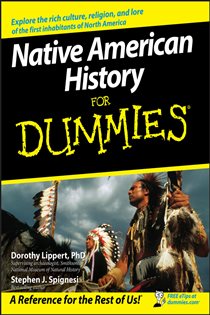 Book cover: Native American History For Dummies, by Dorothy Lippert (preview)