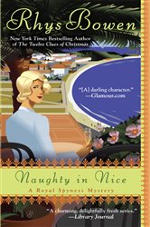 Book cover: Naughty In Nice (Book 5 of A Royal Spyness Mystery) by Rhys Bowen (preview)