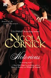 Book cover: Notorious, by Nicola Cornick (preview)